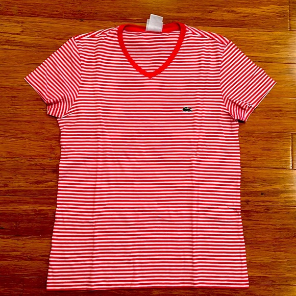 Lacoste V-Neck t-shirt - Picture 1 of 1